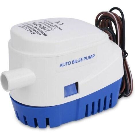 Pom12V 750Gph Pompe de cale automatique submersible marine tout-en-un Pompe de cale automatique submersible marine tout-en-un 750GPH.. (1/5)