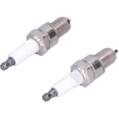 Lot de 2 bougies d'allumage F6TC – Compatible MTD 951-10292 751-10292 – Alliage aluminium – Performances optimales pour moteurs tondeuses (1/5)