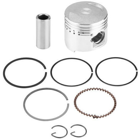 Suuonee 39mm Moto Piston Kit avec Anneaux de Piston Clips Broches Accessoires pour GY6 Horizontal Moteur Scooter Cyclomoteur Moto (1/5)
