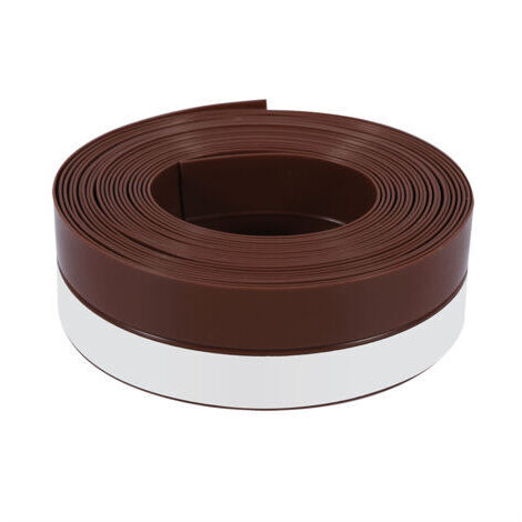 GLOGLOW 16,4 Pieds X 1,38 Pouce de Joint de Porte Brill, Brouillon Excluder Strip Window Porte de étanchéité Bande Auto-adhésive Rande (BROWN) (1/5)