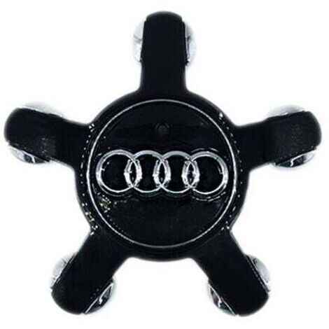 Lot de 4 cache-moyeux de roue pour Audi A3 A4L A5 A6L A8L Q3 Q5, accessoires de voiture, 135 mm, noir