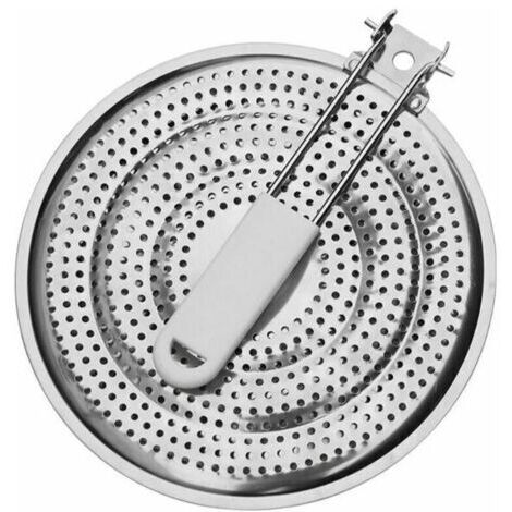 Diffuseur de Chaleur en Acier Inoxydable 21 cm pour Plaque de Cuisson au gaz Uniquement (1/5)