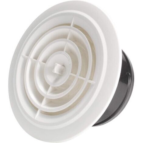 100mm Grille de Ventilation Ajustable Aération d'Air Ronde (1/5)
