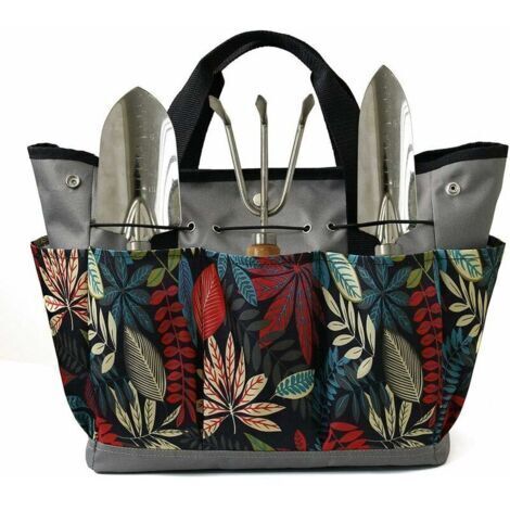 Ensemble D'outils De Jardin Sac De Rangement Kit De Jardinage Durable Sac De Rangement Fourre-tout Oxford Kit D'outils Pour Outils Sac De Rangement Pelouse Sac De Transport Jardinier Sac De Transport (1/5)