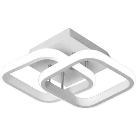 LED-Deckenleuchte mit Bewegungsmelder, 18 W, 1800 lm, Warmweiß 3000 K, moderne automatische Deckenleuchte, Innenwandleuchte für Schlafzimmer, Küche, Balkon, Flur, Wohnzimmer, Garage (2 Ecken) [edel] (1/5)