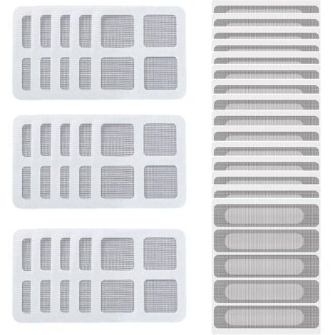 Kit de réparation pour fenêtre (30 pcs), réparation de moustiquaires, écrans et cloisons sèches, pratique pour la maison et le jardin (1/5)