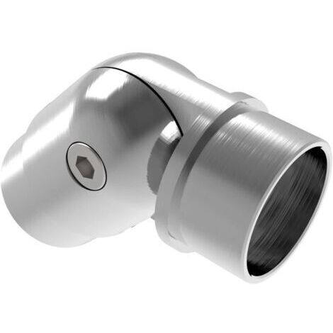 Configurateur de main courante en acier inoxydable 50 mm Accessoire d'escalier Main courante murale Kit (connecteur articulé 0 90°) Handlauf Teile (1/5)