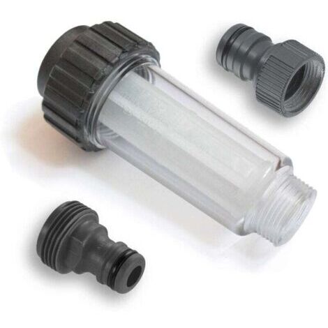 Filtre à eau avec raccords enfichables pour nettoyeur haute pression, pompe de jardin, arrosage de jardin, camping-car connexi (1/5)