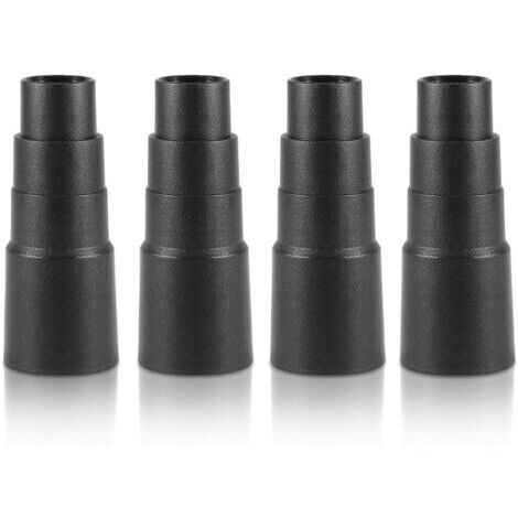 Adaptateur de tuyau d'aspirateur pour aspirateurs d'atelier universels 25 mm-42 mm, connecteur d'extrémité de tuyau d'aspirateur pour aspirateur ponceuse scie sauteuse perceuse d'établi (4 pièces) (1/5)