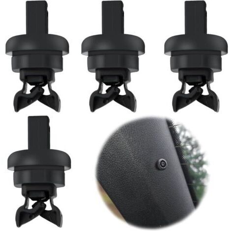 4 Pièces Plage Arriere Clips de Fixation Voiture, Clips de Fixation pour Étagère Arrière 7705099001 8200675047 Compatible pour Renault Clio/Megane Qashqai Scenic Nissan
