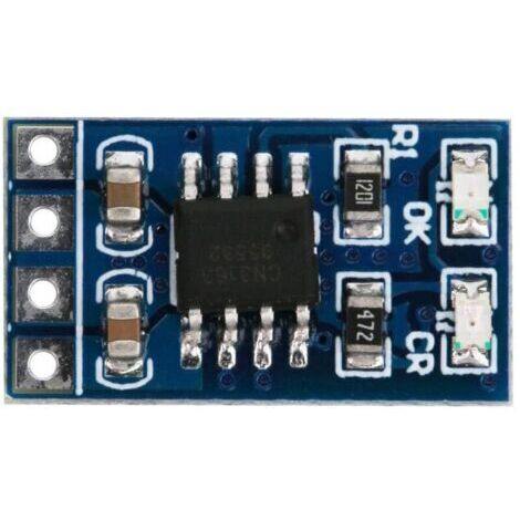Module de Contrôleur de Panneau Solaire MPPT, 1A 4.46.5V Entrée, 4.2V Sortie, 18650 LiPo Li-ion Module de chargeur de batterie au lithium Protection de charge de batterie Fonctions (Sans Pin) (1/4)