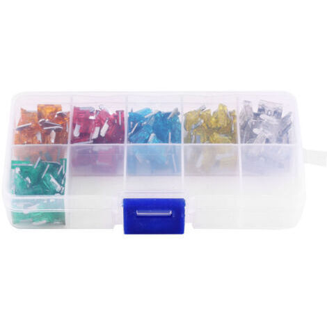 Kit d'assortiment Automobile 120 Pièces 5A-30A, pour Voiture, Camion, SUV, Comprend un Kit pour l'entretien et les Réparations Automobiles, Ensemble Essentiel. (1/4)