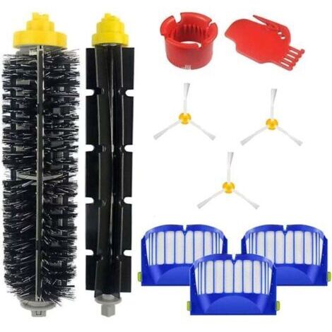 Accessoires kit pour iRobot Roomba 600 série 671 692 694 697 698 650 651 660 690 Rouleau de filtre à brosse balai Pièces de rechange (1/5)