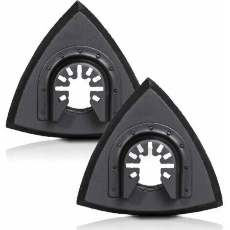 Patins de ponçage triangulaires universels - Velcro, (2 pièces) (1/4)