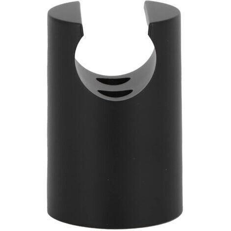 Shower Head Holder, Handheld Shower Head Wall Mount, Bathroom Hardware Clamp Holder(Black) (1/5)