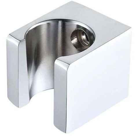 Support Douche Tout en Laiton Support Douchette Mural Support Pommeau de Douche pour Baguette de Pulvérisateur à Main Pour Salle de Bain Chrome (1/4)