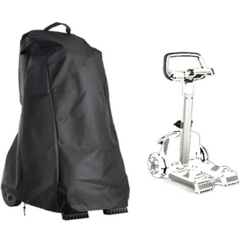Housse pour robot nettoyeur de piscine, housse pour robot nettoyeur de piscine de jardin, avec poignée et cordon de serrage, imperméable, tissu Oxford 420D, noir, 56 x 66 x 107 cm (1/4)
