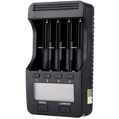 – Chargeur de pile intelligent Lii-500 – Écran LCD – 4 emplacements pour batteries Ni-MH Ni-Cd Li-Ion – Courant réglable 300/500/700/1000mA (1/5)