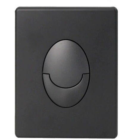 Compatible avec GROHE Skate Air - Panneau de recouvrement du réservoir (économie d'eau, fonctionnement à 2 volumes et démarrage et arrêt, surface durable) / 38505KF0 noir (1/4)