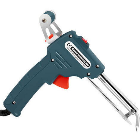 Pistolet à Souder Automatique, Dispositif en Étain pour Pistolet à Souder en Alliage d'Aluminium avec Support EU 220V/60W de Soudure Cisea (1/2)