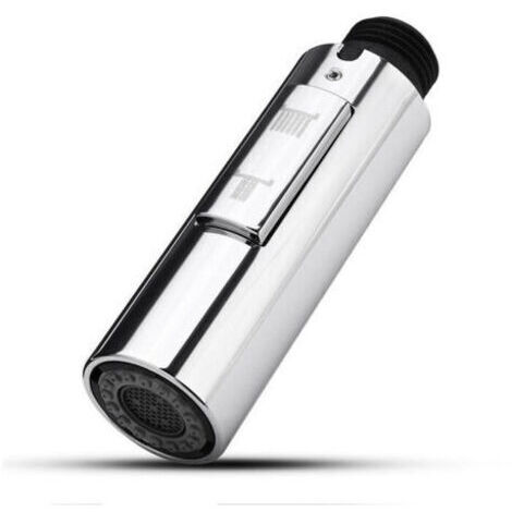 Embout Robinet Cuisine de Rechange DouchetteTête de Robinet Amovible Universelle G1/2 Acier Inoxydable SUS304(galvanoplastie) (1/4)