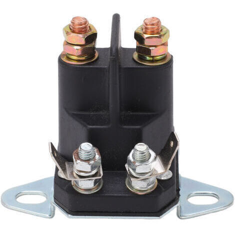Relais de solénode de démarreur ABS botier bobine de cuivre remplacement de relais de tondeuse à gazon pour véhicule 12V (1/4)