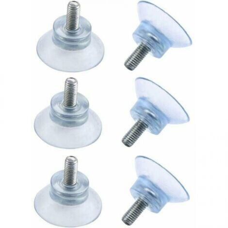 Candyse Ventouses Ø 30 mm avec Filetage M6x15mm ，，6Pcs (1/4)