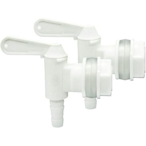 Robinet d'eau en Plastique 2 Pièces Robinet D'embouteillage en Plastique Seau D'embouteillage Robinet Robinet de Seau à la Maison Robinet d'eau de Rechange pour Seau de Fermentation Homebrew (1/5)