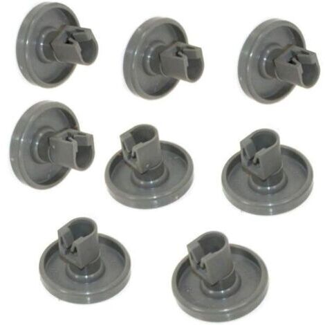 Roulettes Lave Vaisselle pour Panier Inférieur - Compatible avec Privileg, Faure, AEG, Electrolux, Zanussi... Jeu Complet de 8 Roues (1/4)