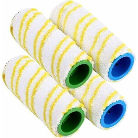 Rouleaux de remplacement, rouleaux de remplacement Karcher FC7 FC5 FC3D FC3 (4 pièces jaunes), (1/5)
