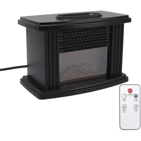 Chauffage de cheminée électrique, petit et Mini, silencieux, élégant, pour bureau, chambres à coucher, bureaux (1/5)