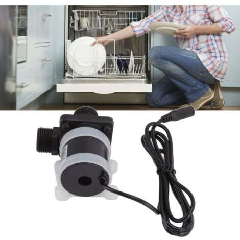 Pompe de circulation DC 8V-24V pour chauffe-eau solaire, douche, plancher chauffant, filetage mâle G1/2 -- (1/5)