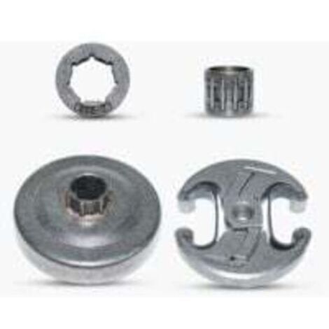 325"-7T Tambour d'embrayage Embrayage Assy Pignon Jante Roulement à aiguilles kit pour Husqvarna 340 345 346XP 350 351 353 445 450 E Tronçonneuse (1/4)
