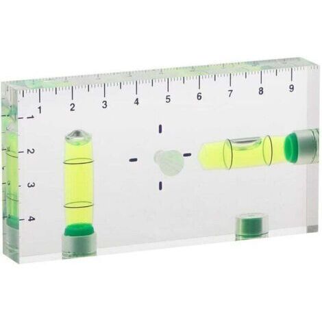 Mini niveau à bulle magnétique transparent à deux directions de haute précision (1/4)