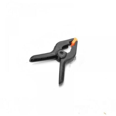 4 pièces 4" 114 MM pince a ressort plastique, pince de serrage force de serrage élevée ouverture maximale 41MM, pince serre joint avec mobiles mâchoires pour bois atelier photographie, noir (1/4)