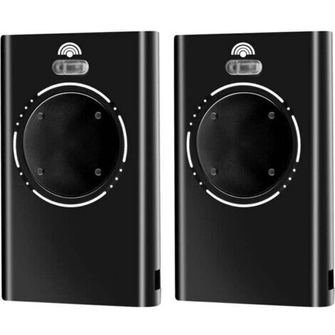 2 PiècesTelecommande Porte de Émetteur de Garage 868MHz,Telecommande Portail 4 Canaux Compatible avec XT4 868 SLH LR, XT4 868 SLH, XT2 868 SLH LR, XT2 868 SLH（Black） (1/4)