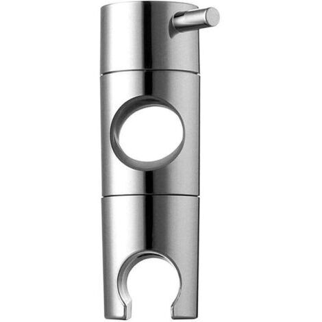 Support de pommeau de douche, support de pommeau de douche, rail de colonne montante de douche de remplacement pour supports de pommeau de douche, barre coulissante de support de pommeau de douche à h (1/4)