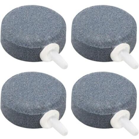 Lot de 4 Pierres Diffuseurs d'Air pour Aquarium, Augmente l'Oxygène, Pour Aquariums, Étangs, Pompe à Air, Accessoires d'Aquariophilie (1/4)