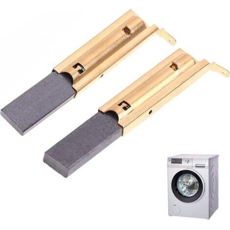 2 Pièces Balais de Charbon L94MF7 pour Moteurs de Machines à Laver à Tambour 5 x 13,5 x 39,6 mm,Brosse de Charbon de Moteur Électrique,Accessoires de Remplacement pour Lave-Linge (1/4)