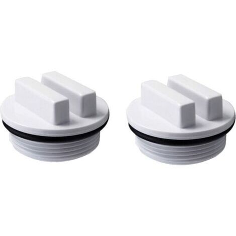 Bouchon d'hivernage et filtre de piscine SP1022C avec joint torique pour l'hivernage des piscines pendant la saison hivernale et pour la plupart des filtres de piscine Pentair (lot de 2) (1/4)