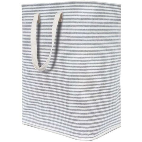 72L Grand Organiser Paniers pour Vêtements Stockage, Cordon Paniers à Linge, Pliable Sac à Linge (1/4)