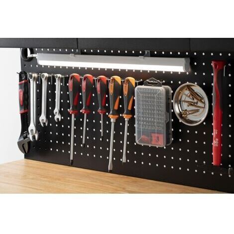 Set De 122 Crochets Métal Pour Panneau Perforé – Rangement Mural Atelier – Kit Complet