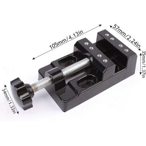 Étau Universel pour Mini Banc Outils de Bricolage Étau en Alliage d'Aluminium Table Ouverture Presse Mâchoires Bijoux DIY Pince à Bec Plat Polyvalent pour Bricolage Sculpture Craft Sculpture Be (1/3)