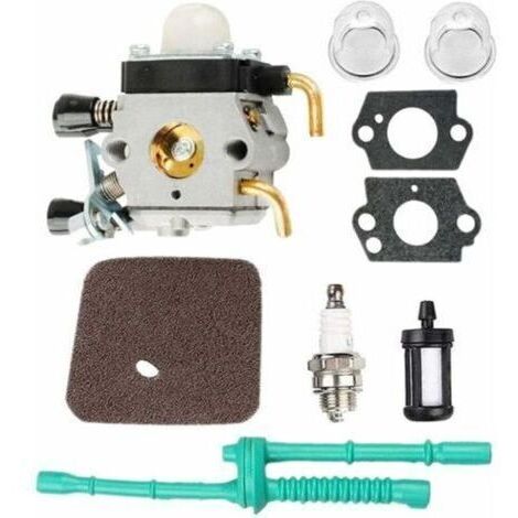 Carburateur Stihl FS55 FS38 FS45 FS46 FS55C FC55 FS74 FS75 FS76 FS80 KM85 avec filtre à air tuyau de carburant pour débroussailleuse (1/5)