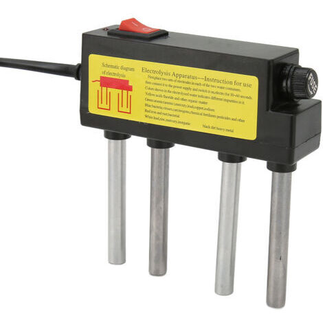 Électrolyseur d'eau, avec fusible anti-fuite, qualité Plug and Play, pour puits d'eau potable 100-240 V UE (1/5)