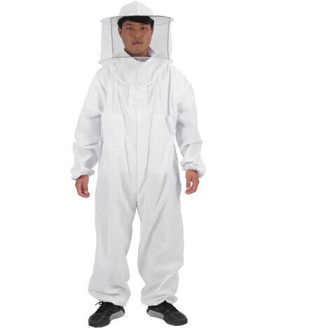 quipement de protection professionnel pour l'apiculture Abeille gardant tout le corps Costume d'apiculteur Chapeau XL (1/5)