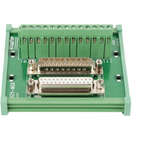 DB25 D Sub male et femelle carte de dérivation bornier Module d'interface de montage sur Rail DIN (1/5)