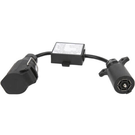 Connecteur de voiture en plastique, connecteur de lame à 7 voies pour véhicule américain vers connecteur rond européen à 13 broches pour voiture et camion (1/5)