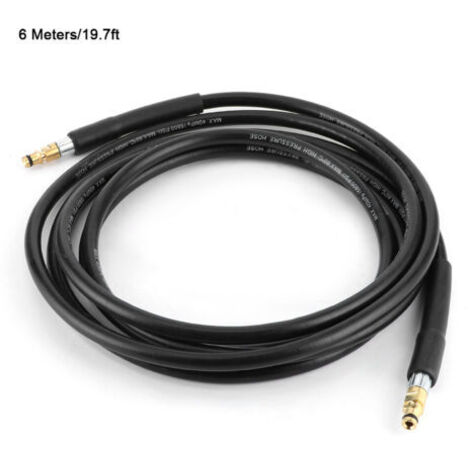 Tuyau de nettoyage de voiture de tuyau de nettoyage d'eau de laveuse à haute pression adapté pour Karcher K2 K3 K4 K56m/19.69ft (1/5)