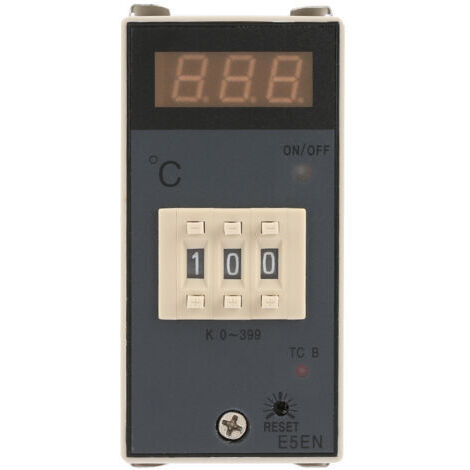 Thermostat numérique, contrôle automatique haute stabilité E5EM facile à visualiser Thermocouple de type K ignifuge sûr pour machines alimentaires (1/5)